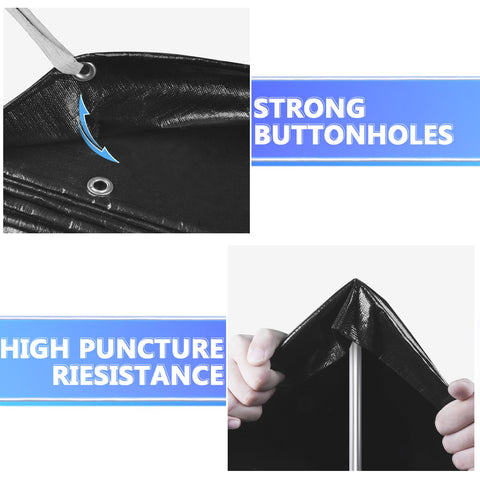 ToLanbbt hemmed-edge buckle holes ensure secure fixing along pond margins.