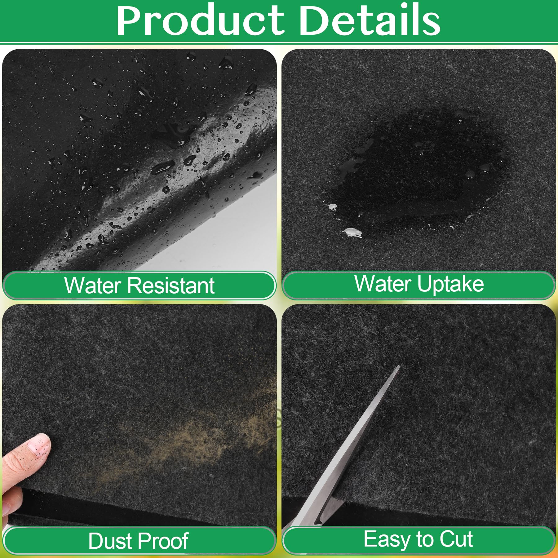 ToLanbbt tool-free installation unfolds quickly for a precise fit.