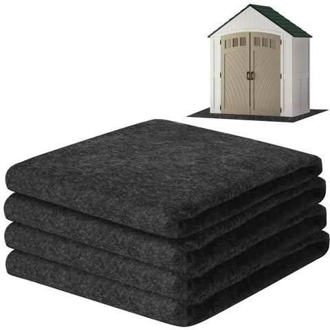 ToLanbbt outdoor shed floor mat 10x10 protecting floors from spills and dust.
