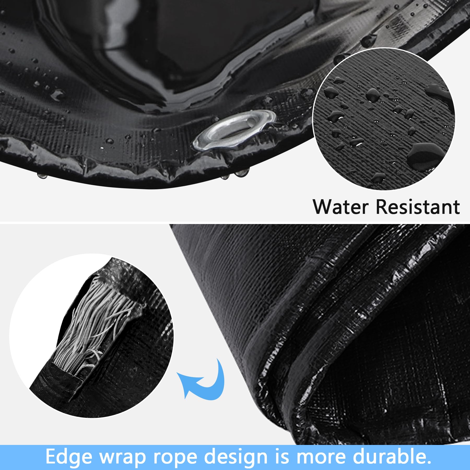 ToLanbbt sun-resistant pond liner performs well in sunny garden ponds and fountains.