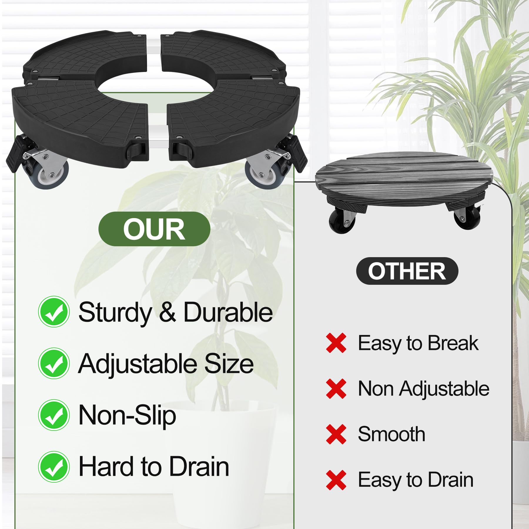 ToLanbbt wide indoor-outdoor use on floors, patios, and carpets.