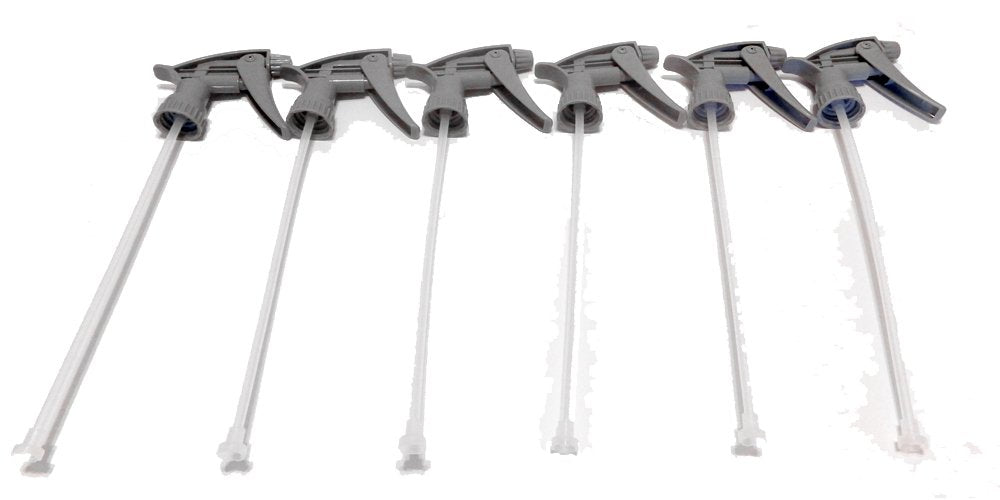 Tolco 28mm gray chemical-resistant spray head with adjustable nozzle for versatile cleaning tasks.