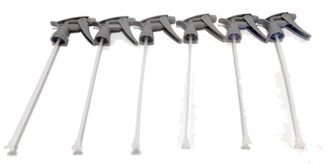 Tolco 28mm gray chemical-resistant spray head with adjustable nozzle for versatile cleaning tasks.