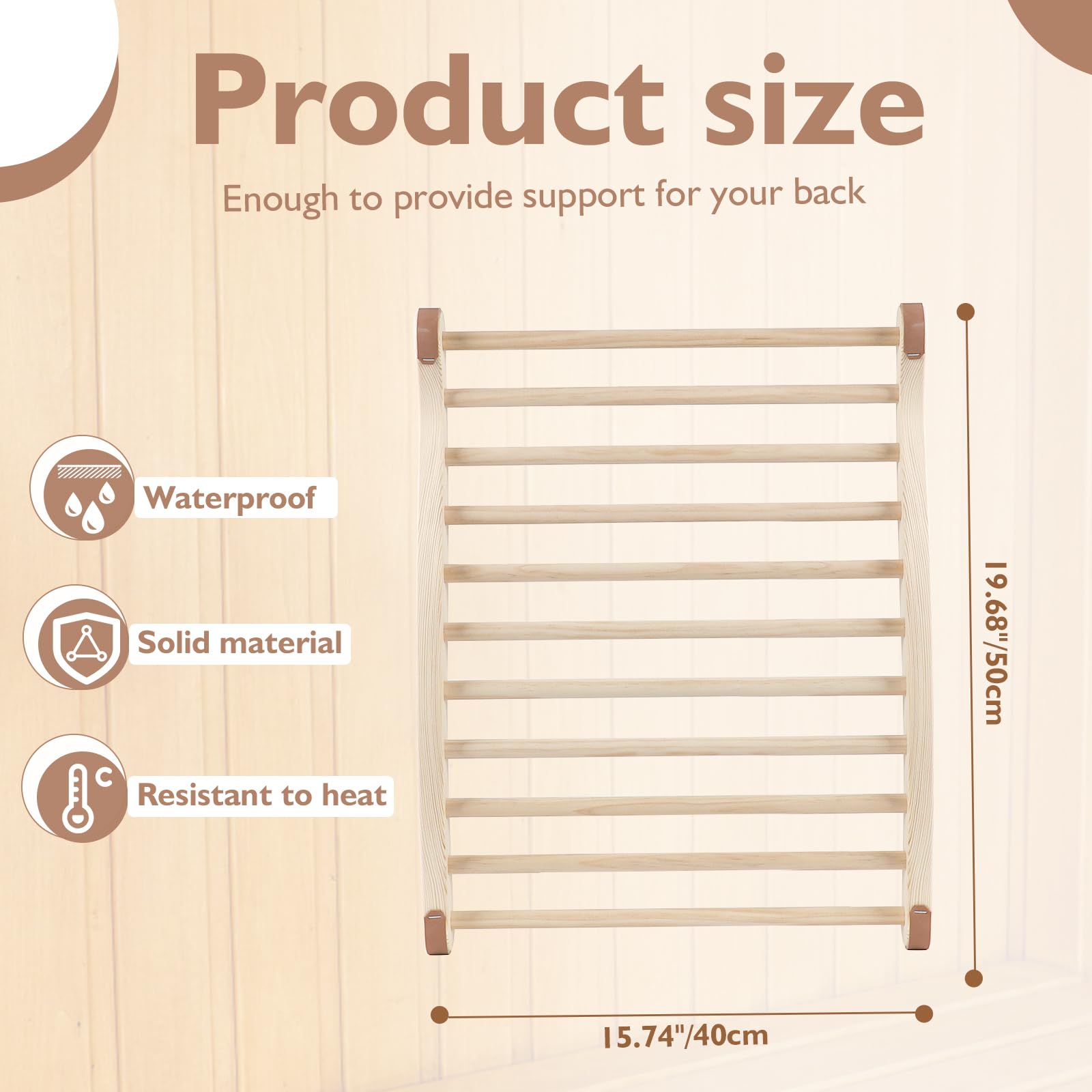 Tolhyun 2-pack includes two backrests for flexibility