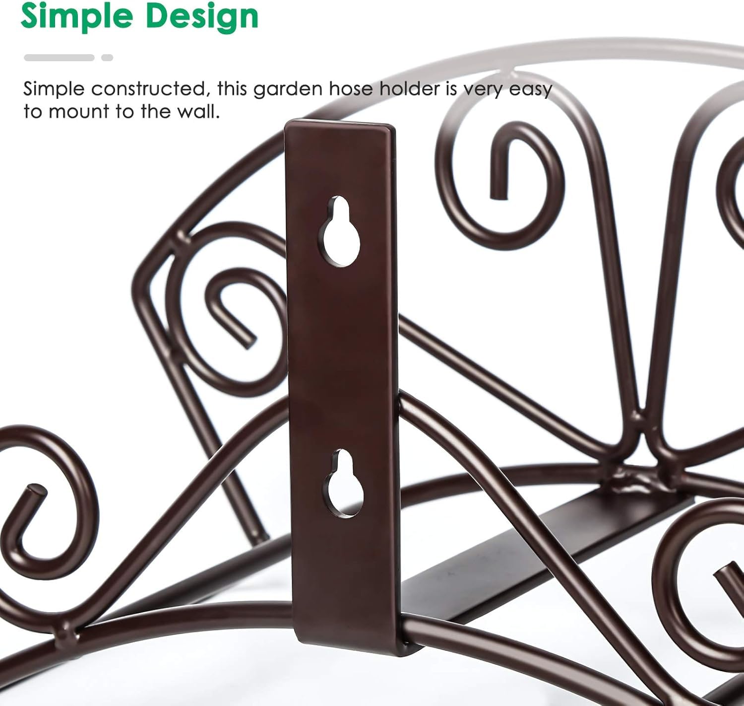 TomCare decorative hose holder adds garden style.