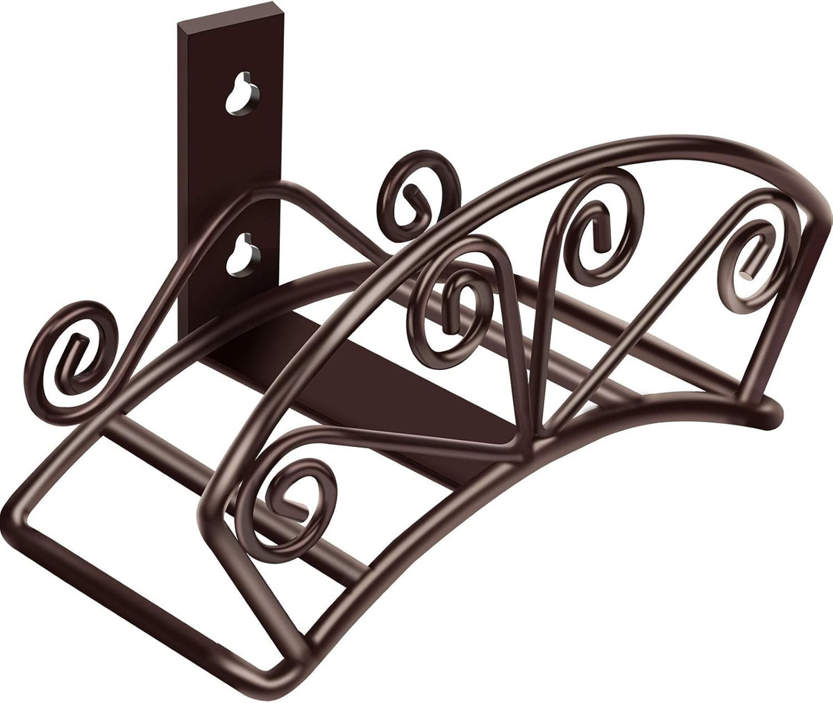 TomCare garden hose holder bronze wall mount for sturdy outdoor storage.