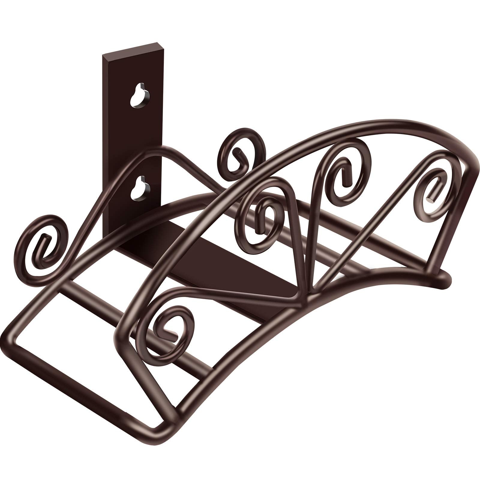 TomCare garden hose holder wall mount bronze keeps hoses neatly stored.