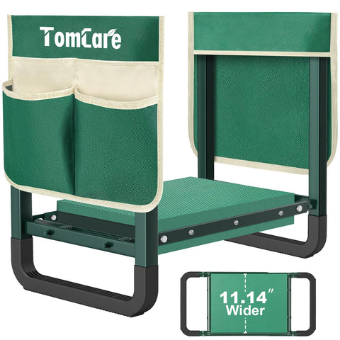 TomCare garden kneeler-seat with wide pad for comfortable kneeling