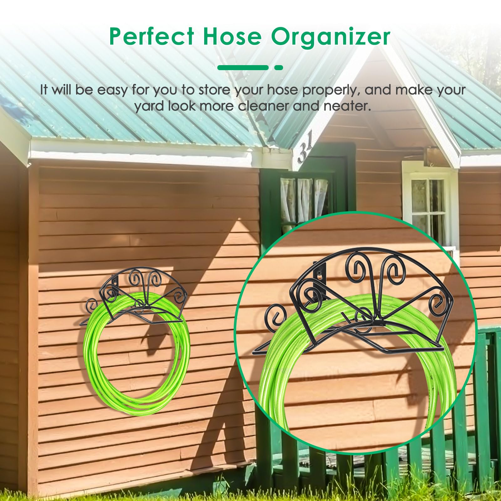 TomCare heavy-duty construction supports large hoses without sagging.