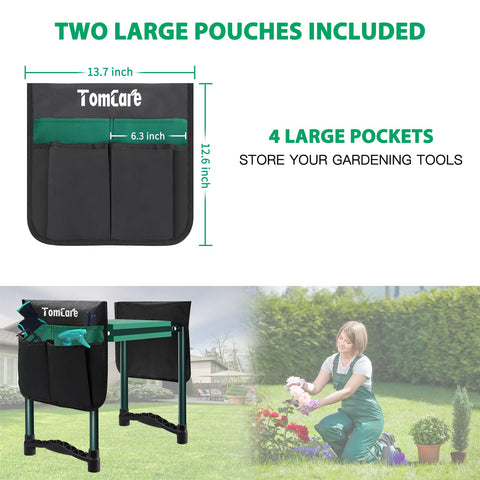 TomCare kneeler foldable design makes storage easy and compact