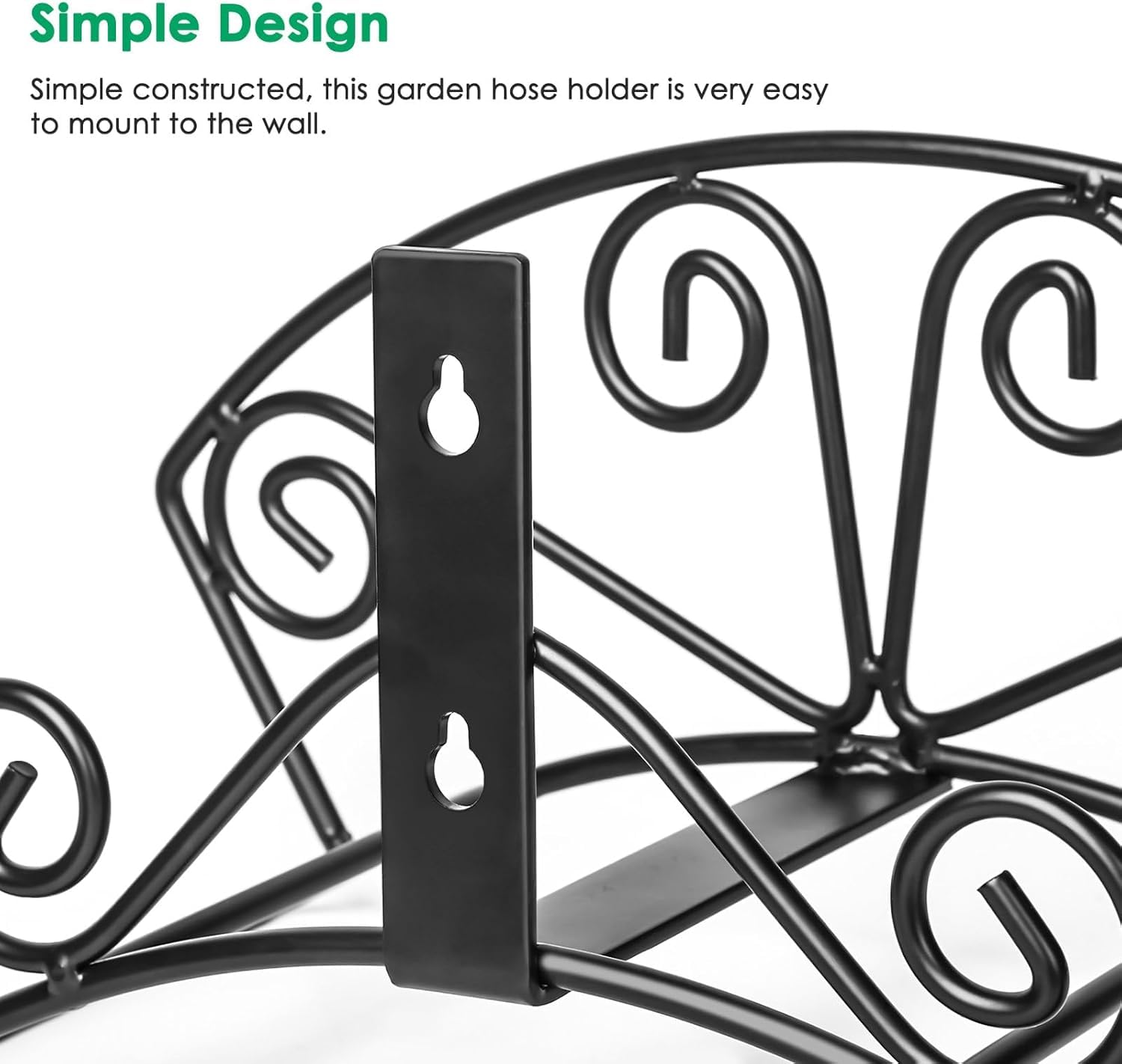 TomCare outdoor hose storage helps keep the garden tidy and organized.