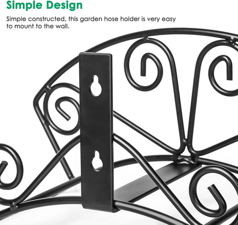 TomCare outdoor hose storage helps keep the garden tidy and organized.