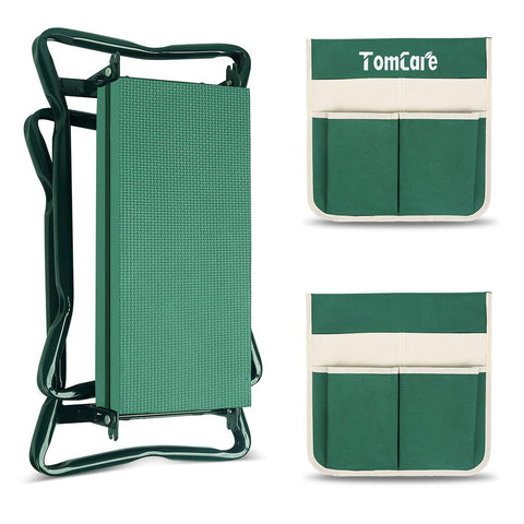 TomCare sturdy steel frame supports up to 330-lbs during garden tasks