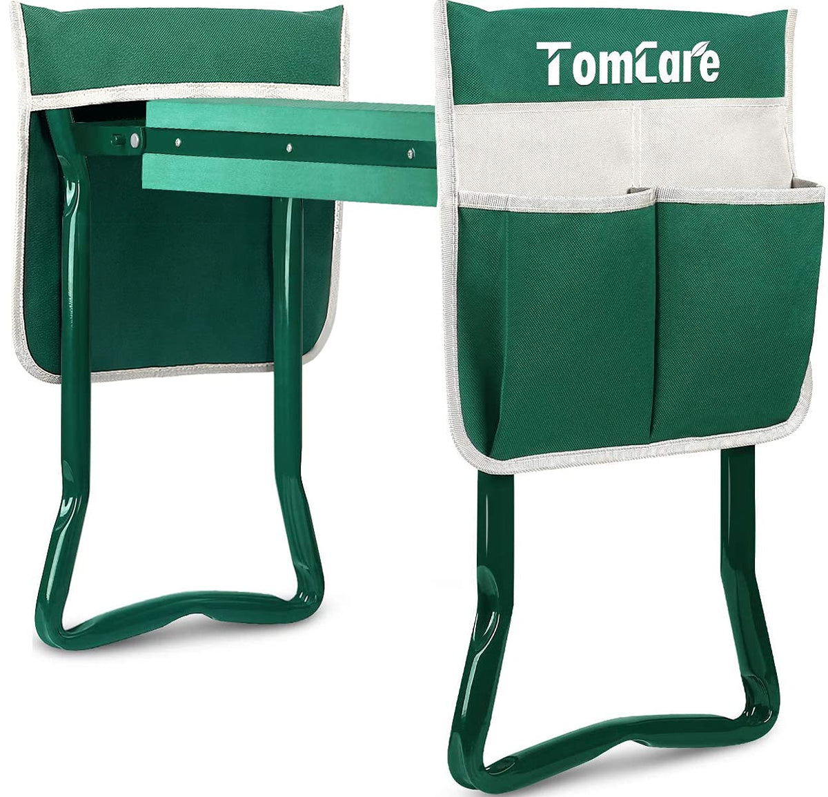 TomCare upgraded garden kneeler with widened pad for comfortable kneeling