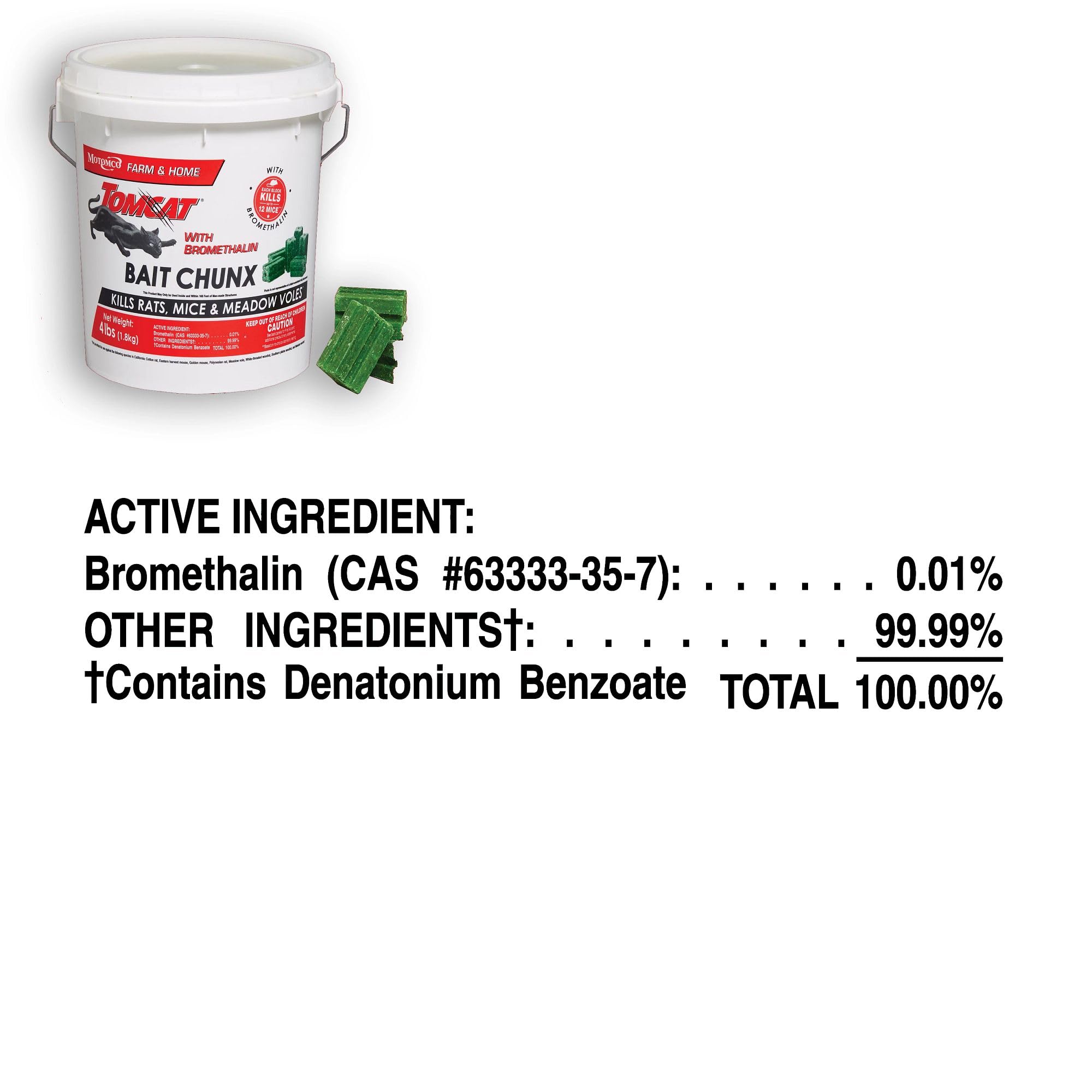 4.25 lb Tomcat pail containing 1 oz blocks for stations