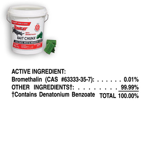 4.25 lb Tomcat pail containing 1 oz blocks for stations