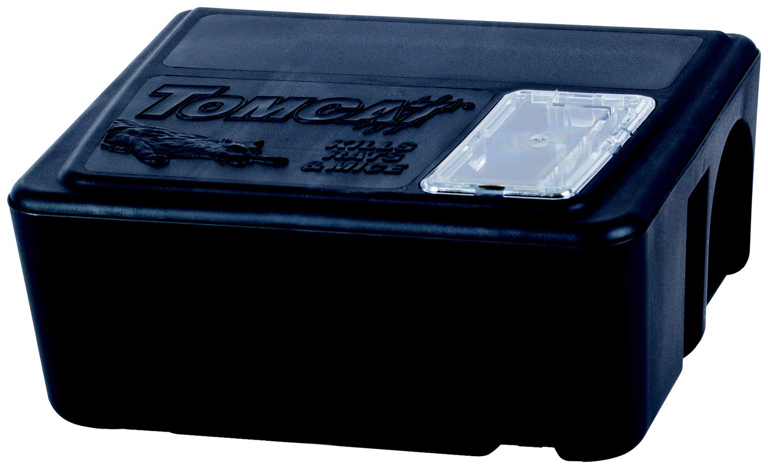 Tomcat bait block inside view shows easy access for mice while keeping kids and pets safe.
