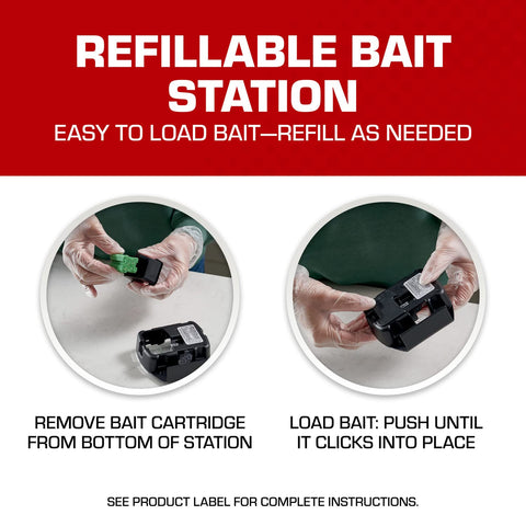 Tomcat bait block refills ready for ongoing rodent control