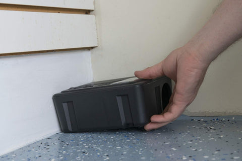 Tomcat dog-child resistant latch showcases tamper protection for households.