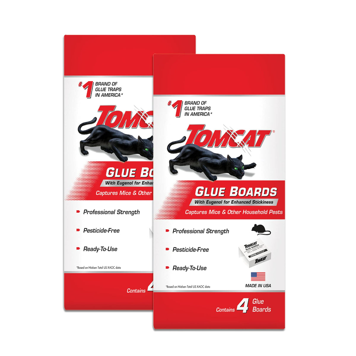 Tomcat glue boards with Eugenol — enhanced stickiness for stronger capture.