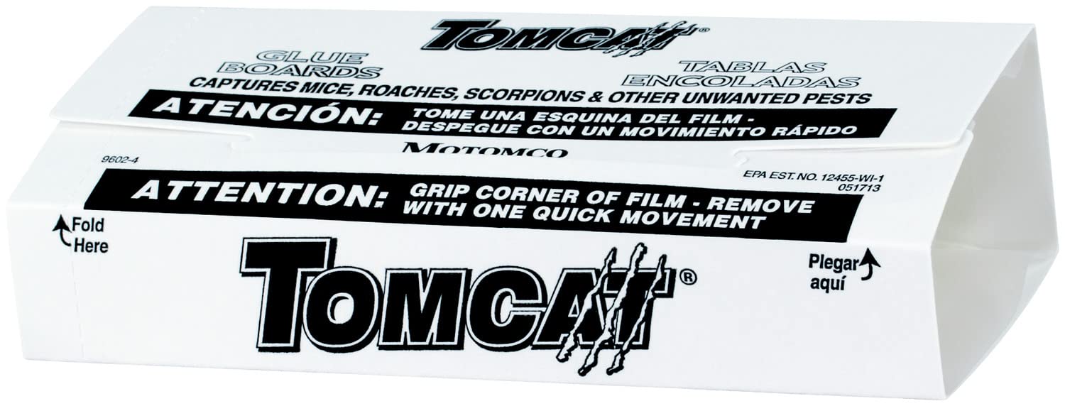 Tomcat Glue Boards ready to use for pesticide-free pest control.