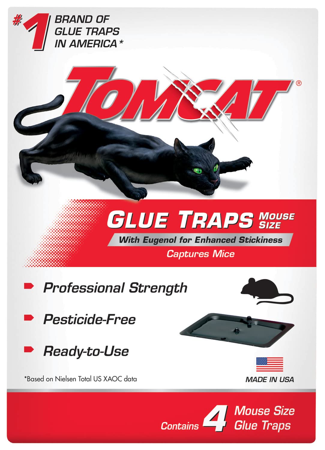 Tomcat Glue Traps ready-to-use straight out of the box