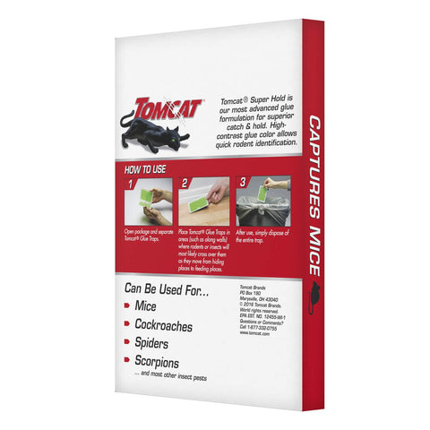 Tomcat glue trap close-up adhesive detail.
