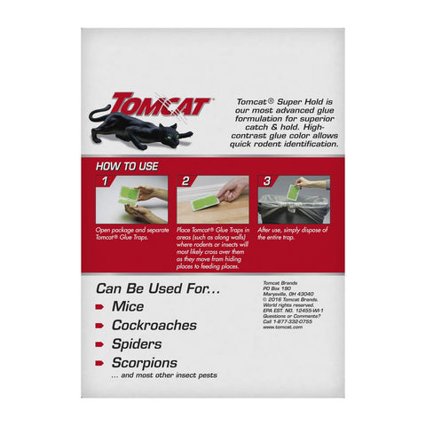 Tomcat glue traps catching multiple pests in a single setup.