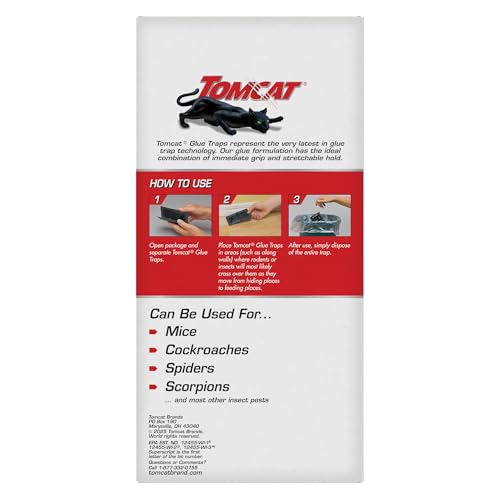 Tomcat Glue Traps ready-to-use straight from the box for quick setup
