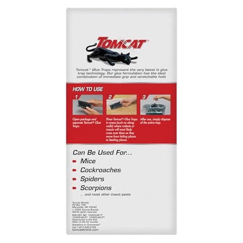 Tomcat Glue Traps ready-to-use straight from the box for quick setup