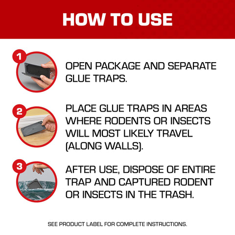 Tomcat Glue Traps sticky glue formula close-up highlights adhesive strength