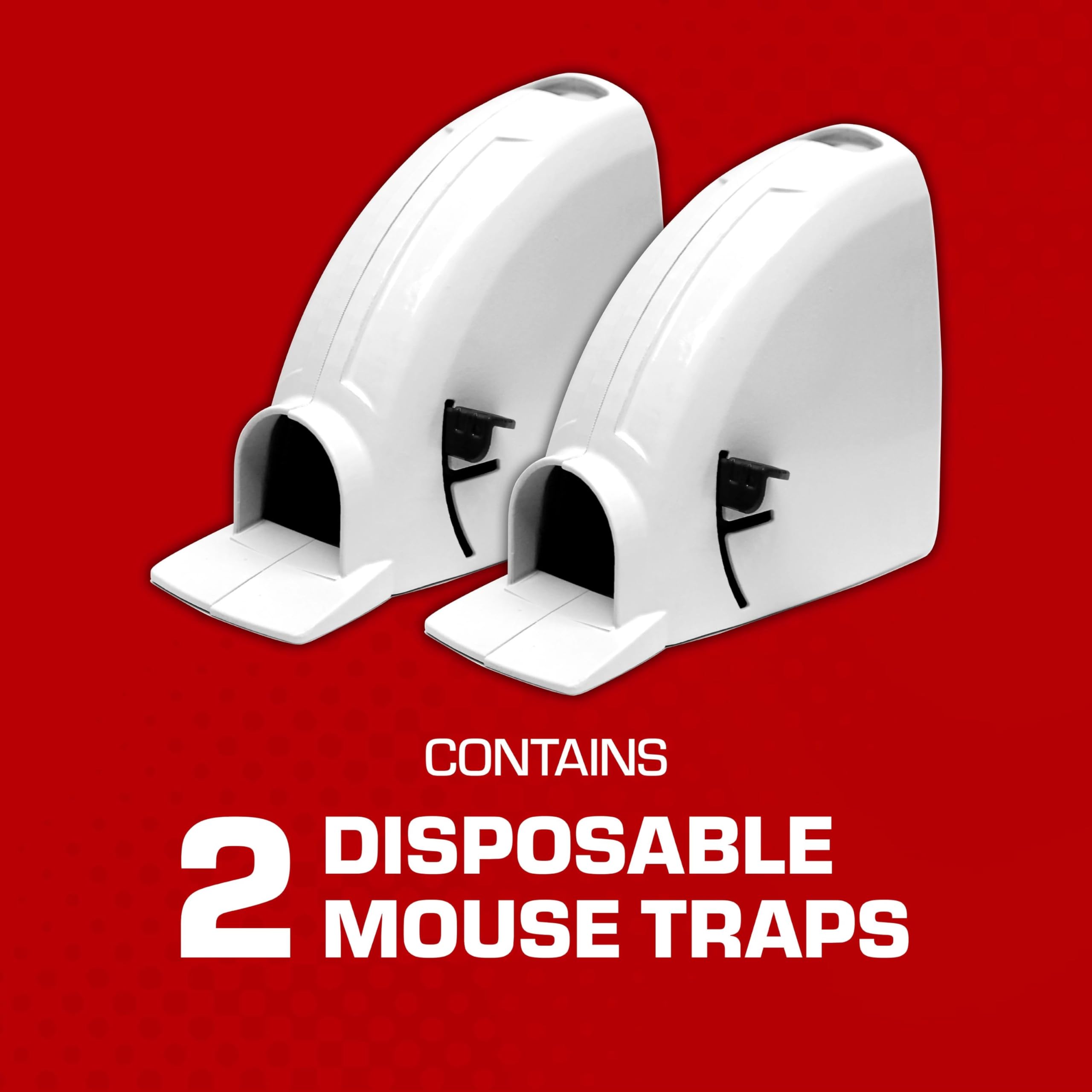 Tomcat Kill & Contain trap with open bait door ready for peanut butter or cheese.