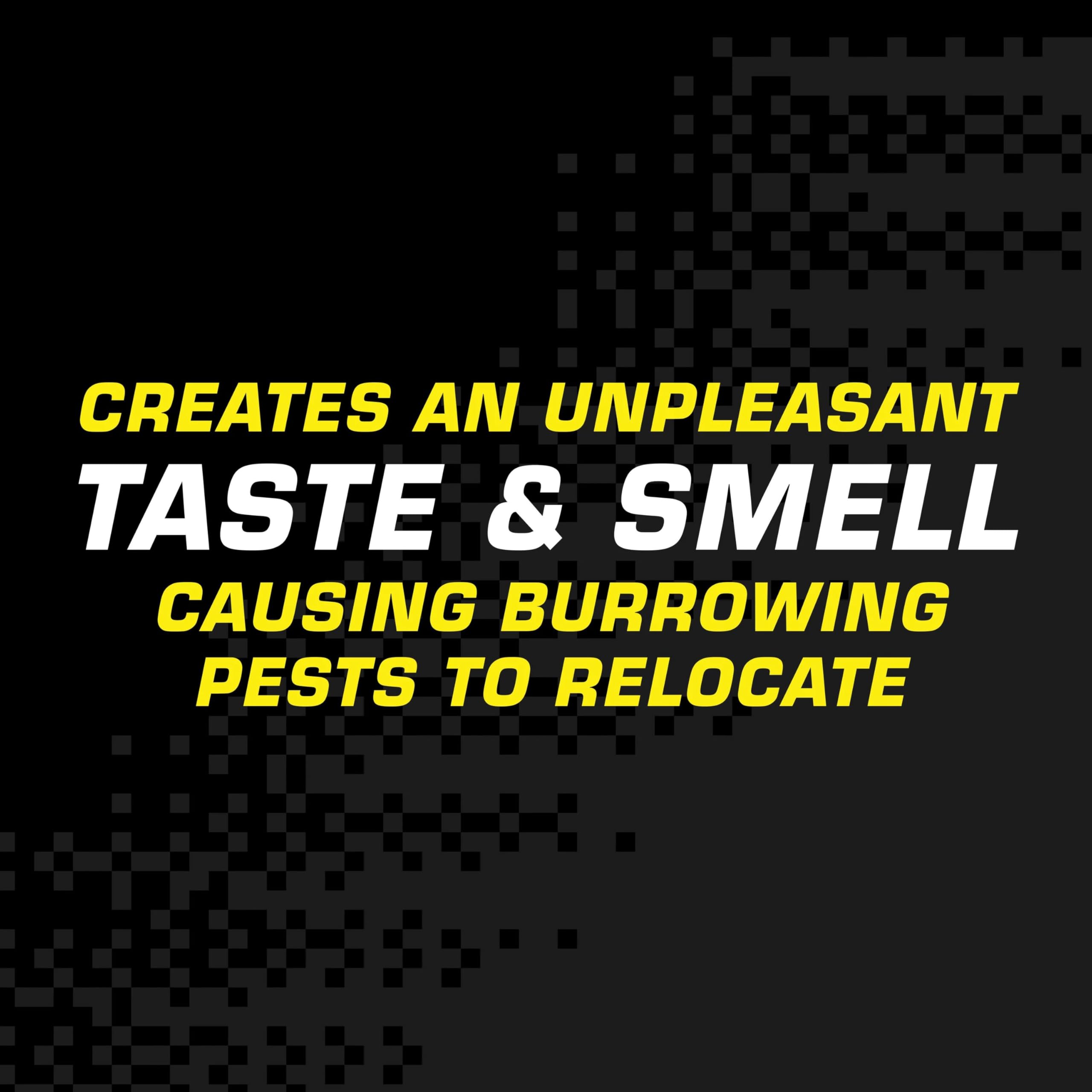 Tomcat repellent granules featuring natural ingredients for lawn care