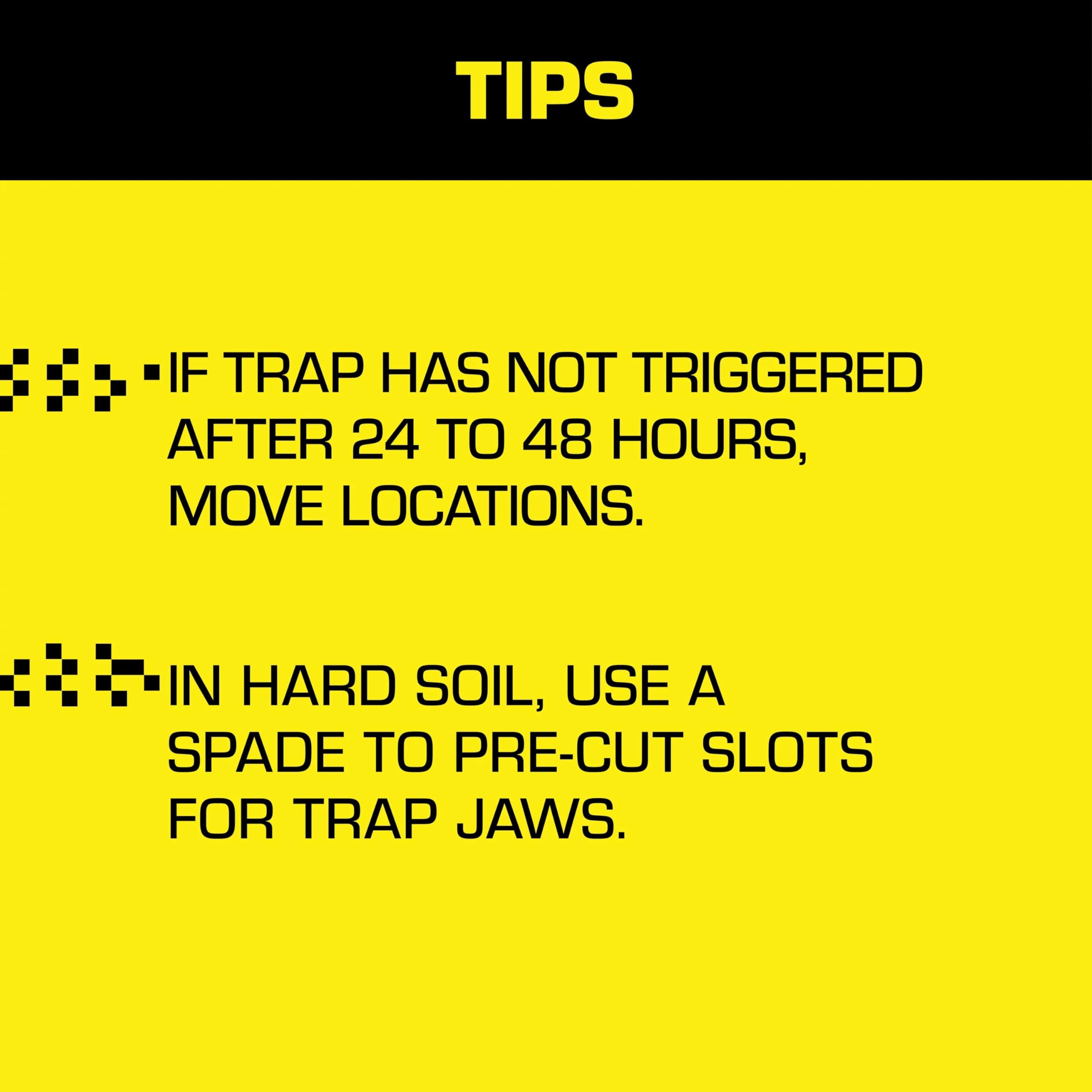 Tomcat Mole Trap packaging includes a single ready-to-use unit.