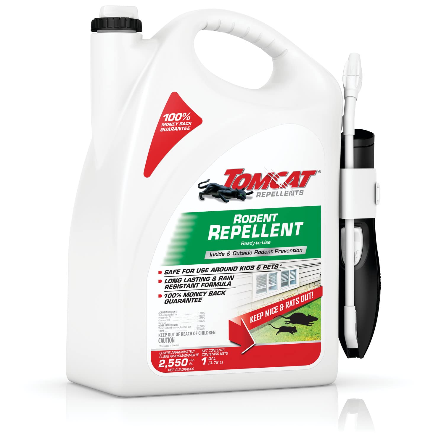 Tomcat two-pack with money-back guarantee adds confidence in your purchase.