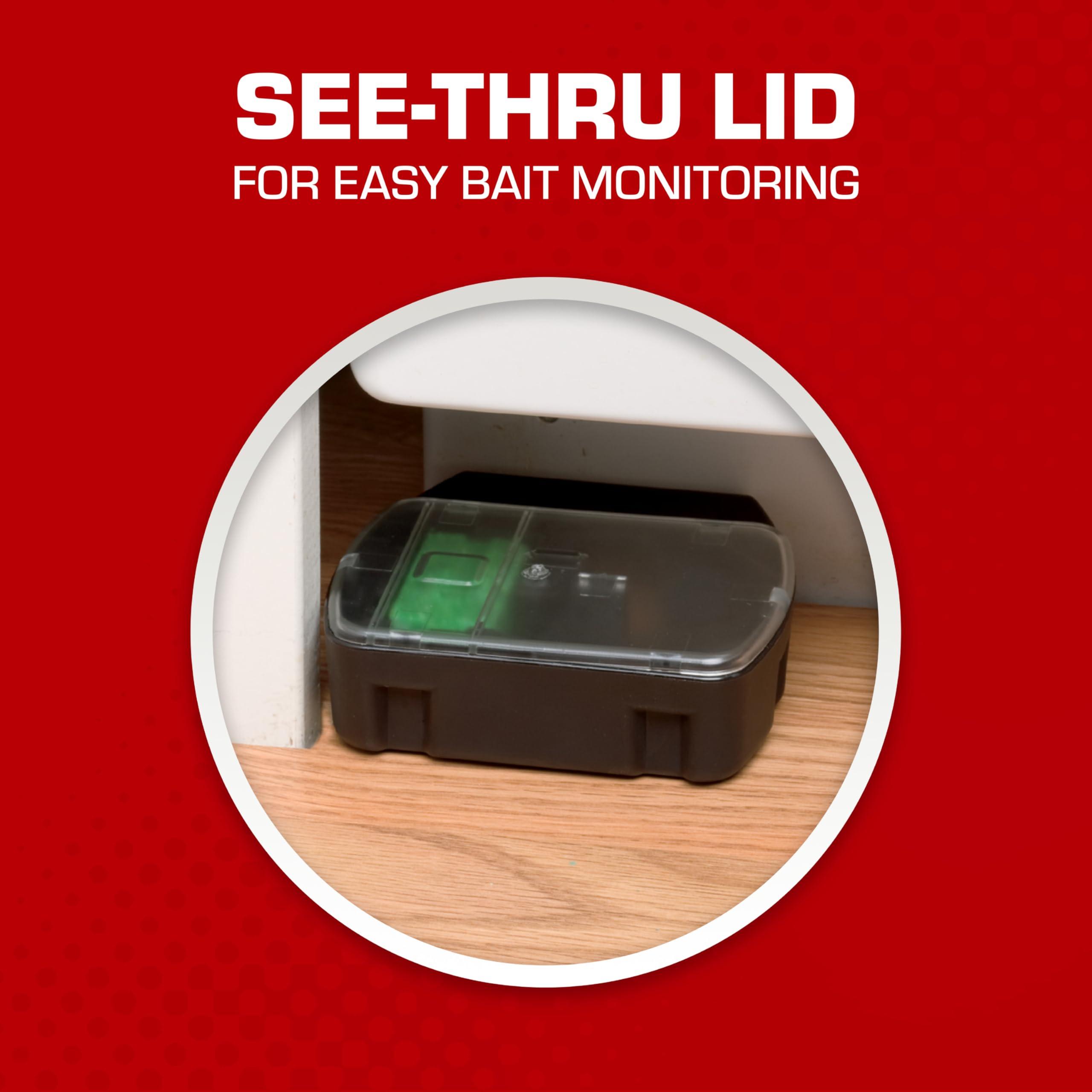 Tomcat Mouse Killer-e station ideal for garages, attics, and basements