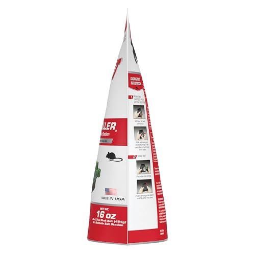Tomcat Mouse Killer-e station discreet placement along walls or behind appliances