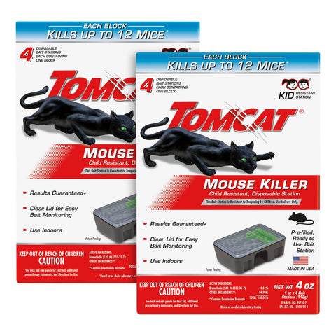 Tomcat mouse killer station with closed lid for discreet placement.