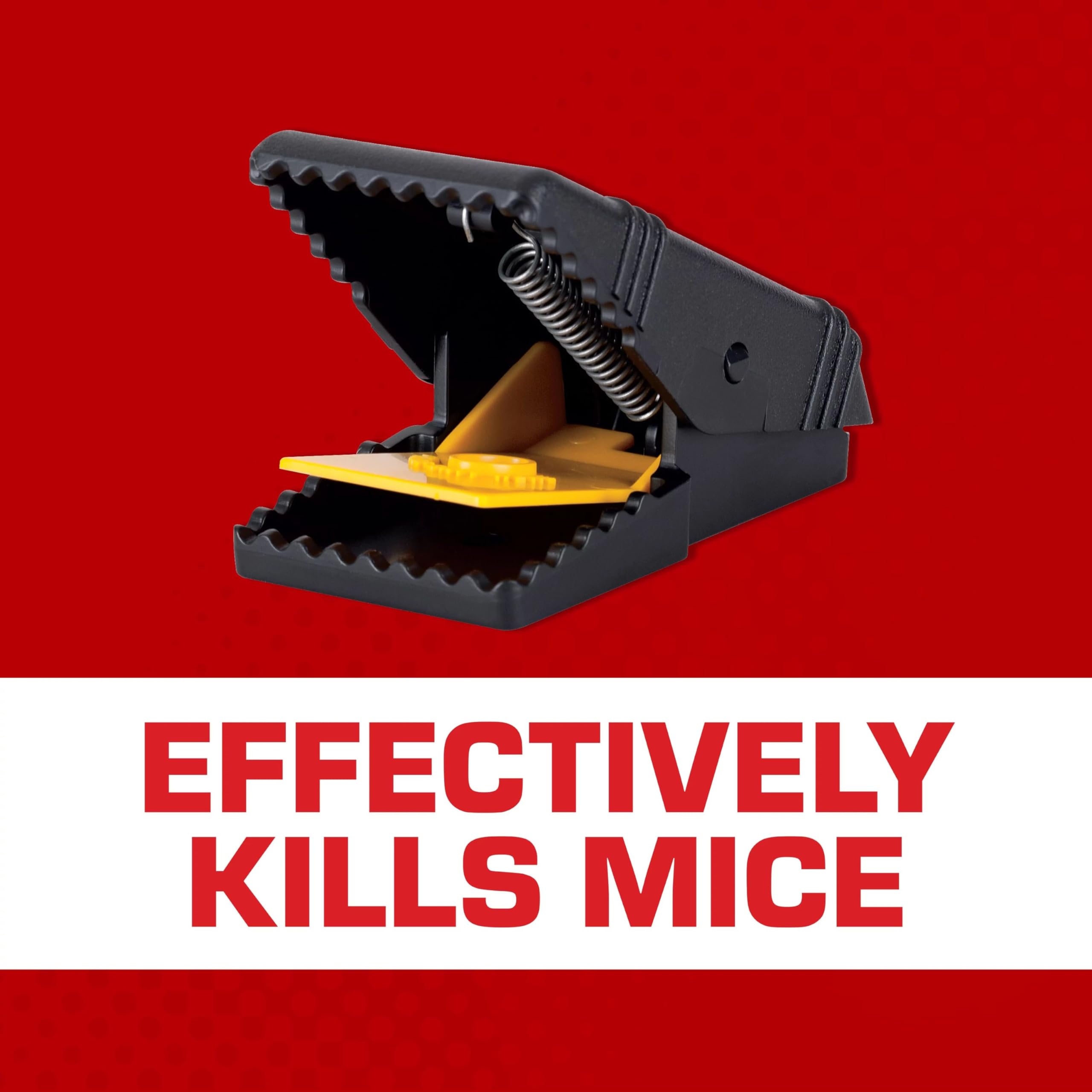 Tomcat Mouse Snap Trap bundle image showing four traps.