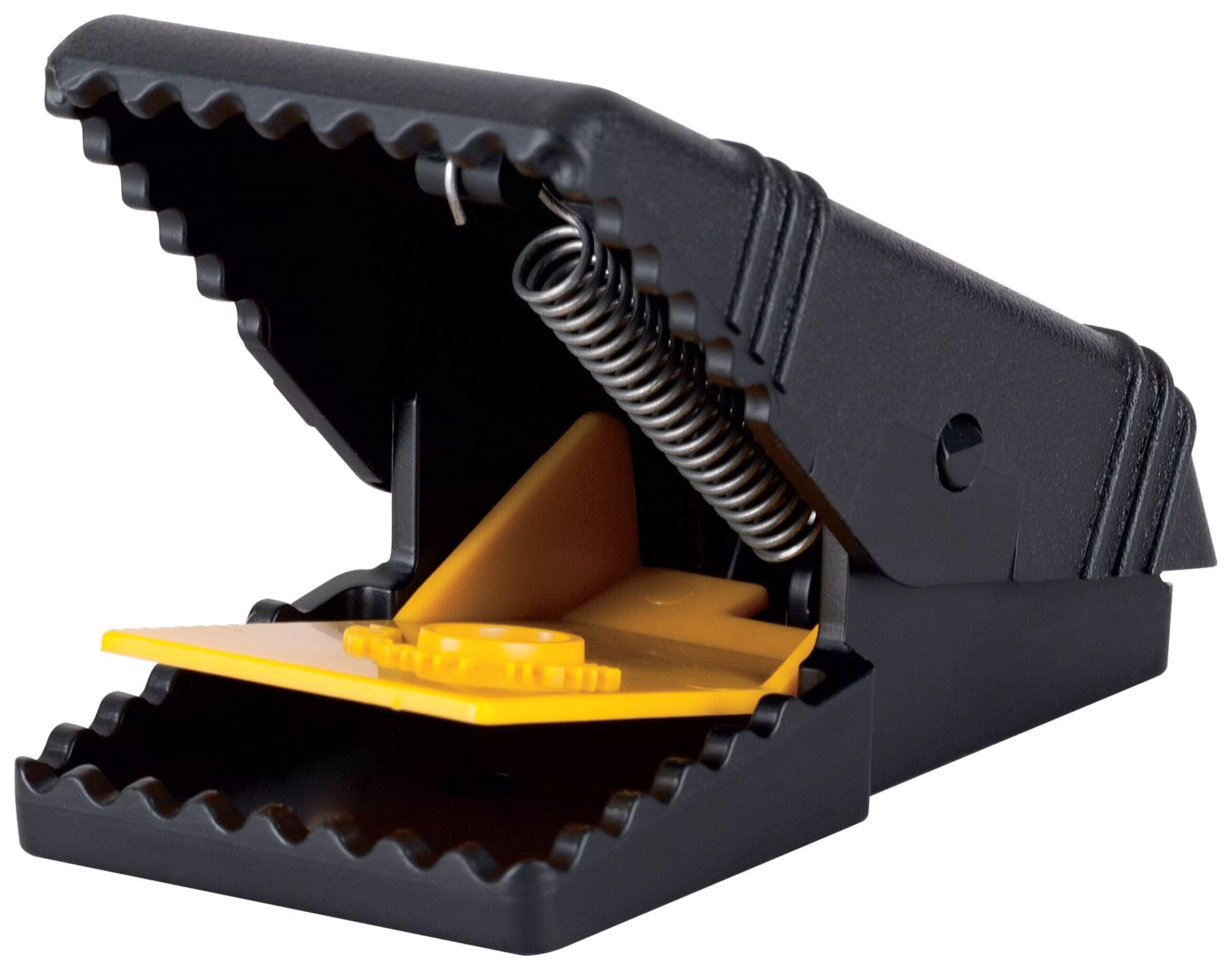Tomcat Mouse Snap Trap being set for easy use.
