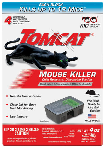 Packaged Tomcat 4-pack with 16 preloaded stations ready for setup.