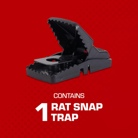 Tomcat Rat Snap Trap with interlocking teeth prevents escapes effectively.