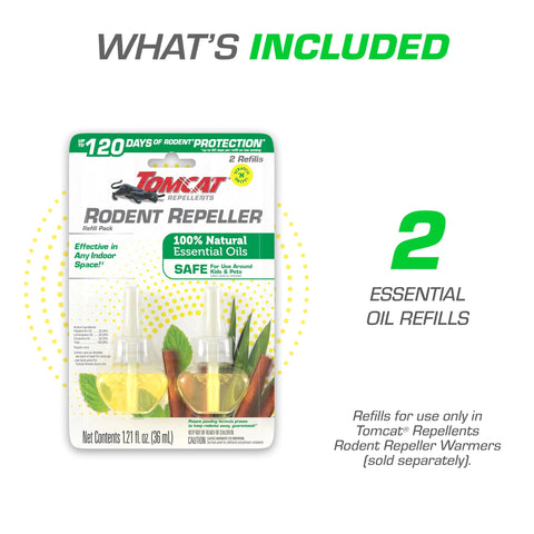 Tomcat refill pack with two bottles for extended protection
