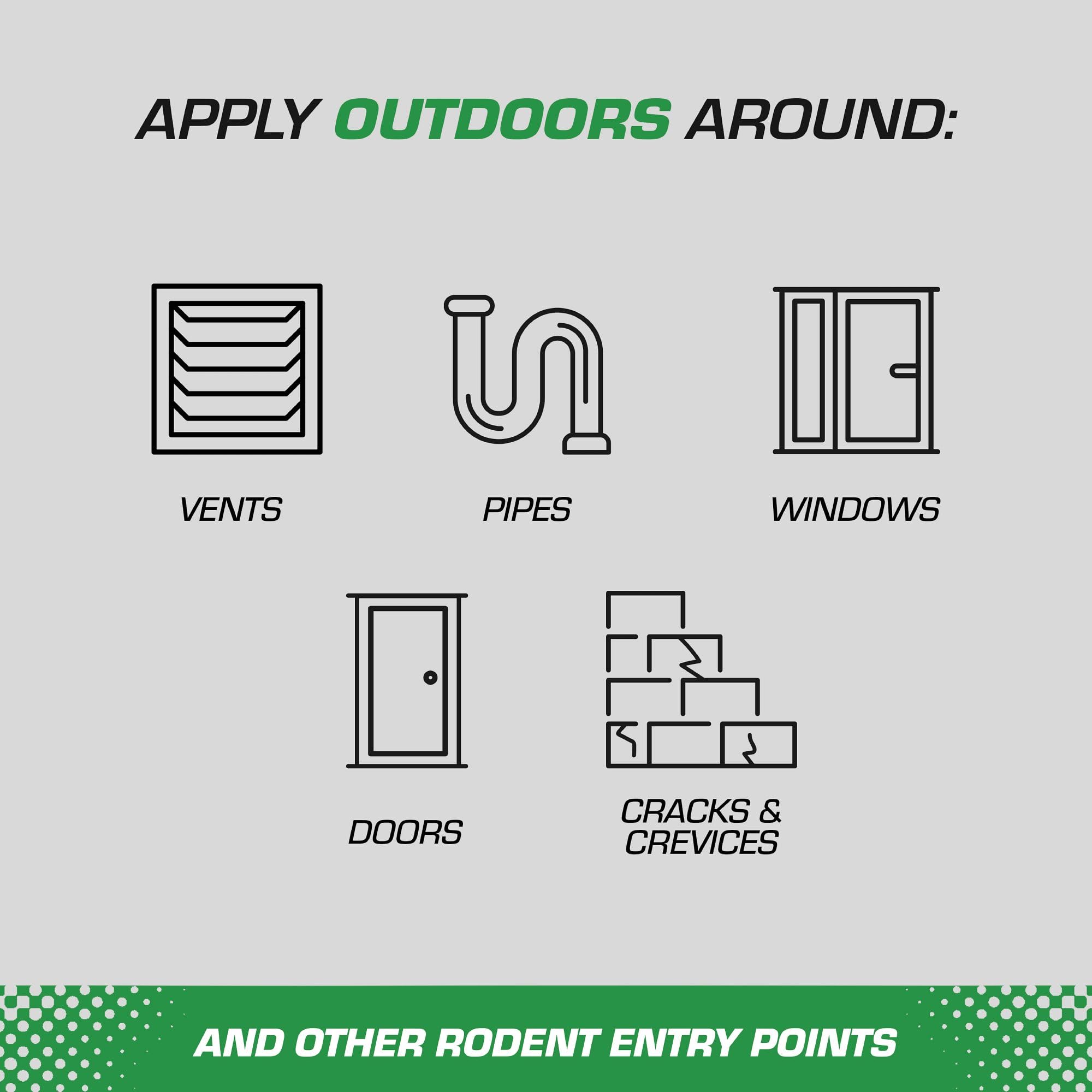 1 gallon container supports long-term indoor and outdoor protection