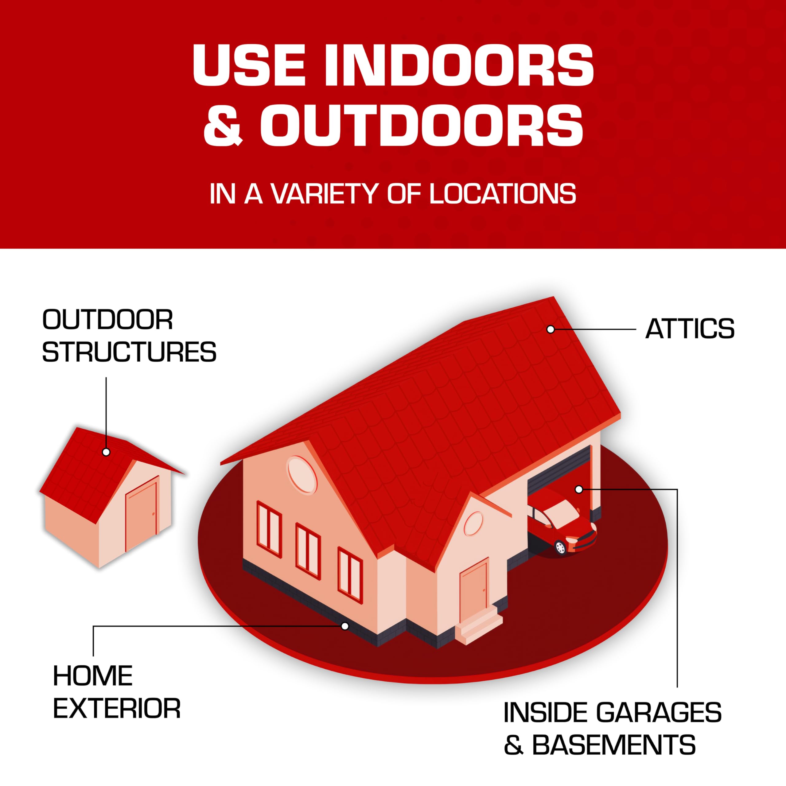 Rigid heavy-duty plastic construction for long-lasting performance in busy homes.