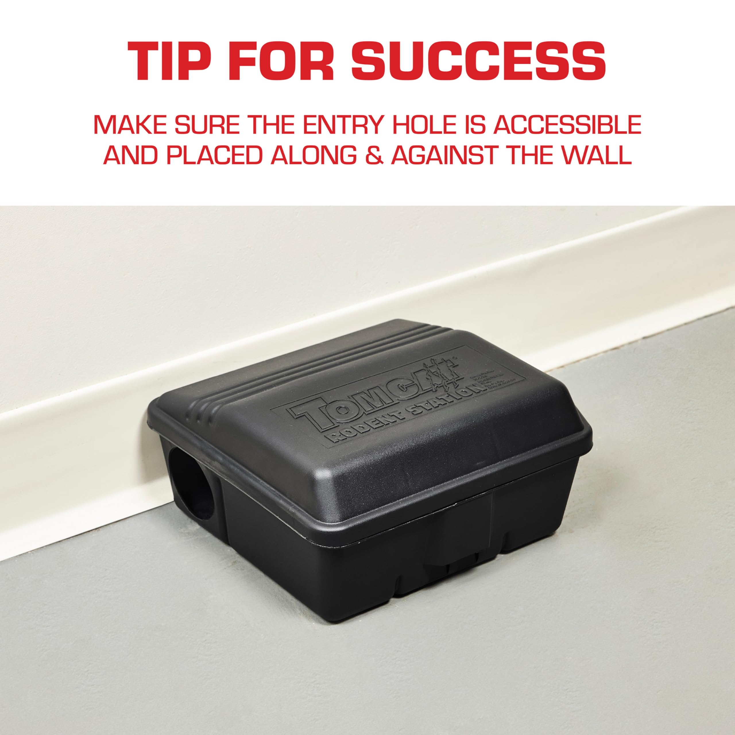 Tomcat Rodent Station supports safe, controlled rodent management without clutter.