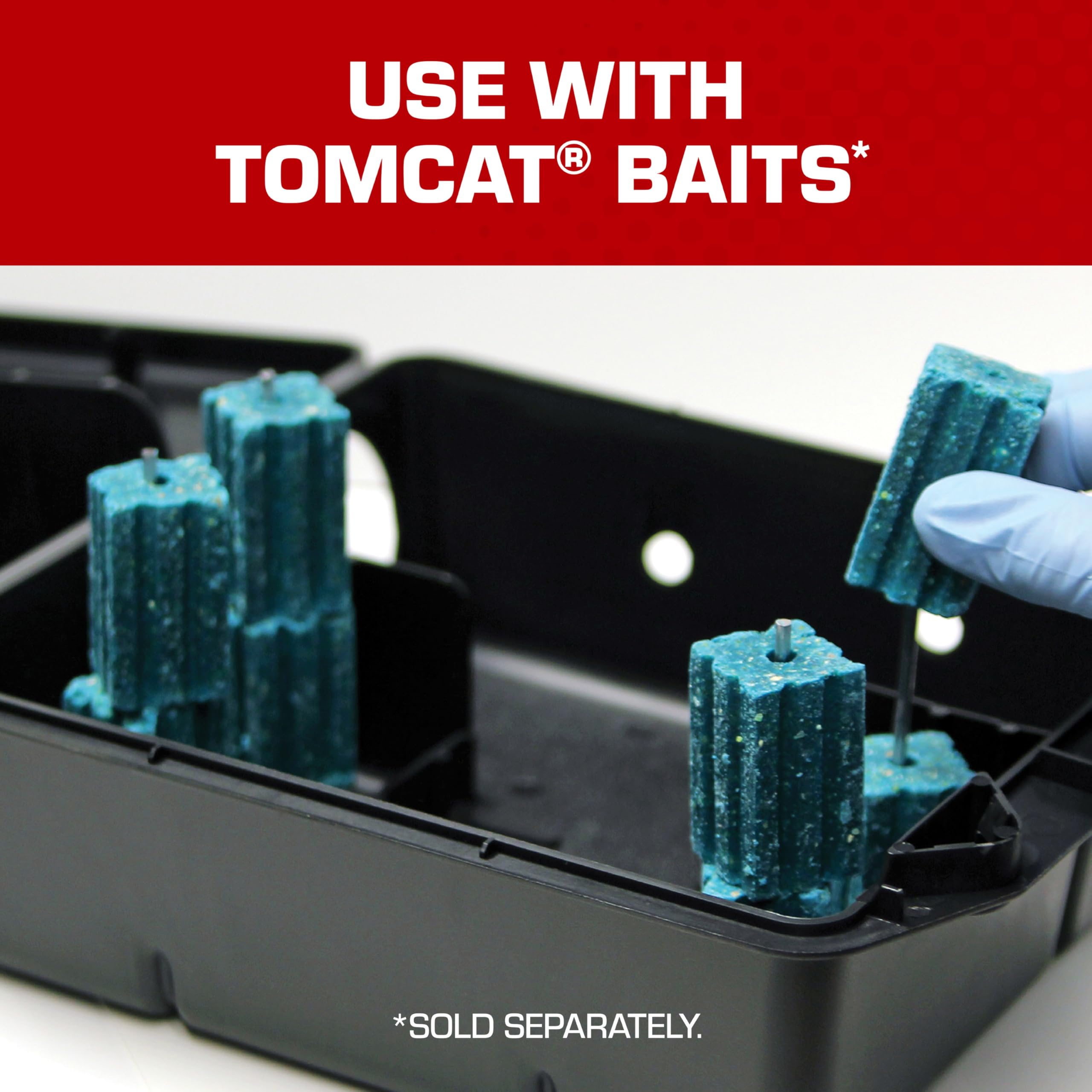 Designed to fit rats and mice in small entryways and vents.