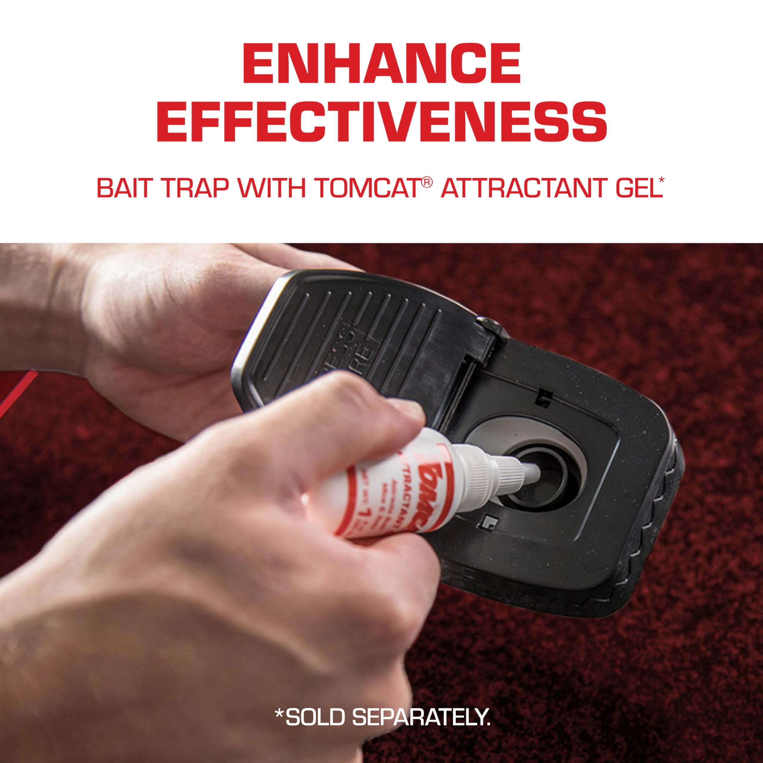 Close-up shows sturdy housing and reliable trigger mechanism