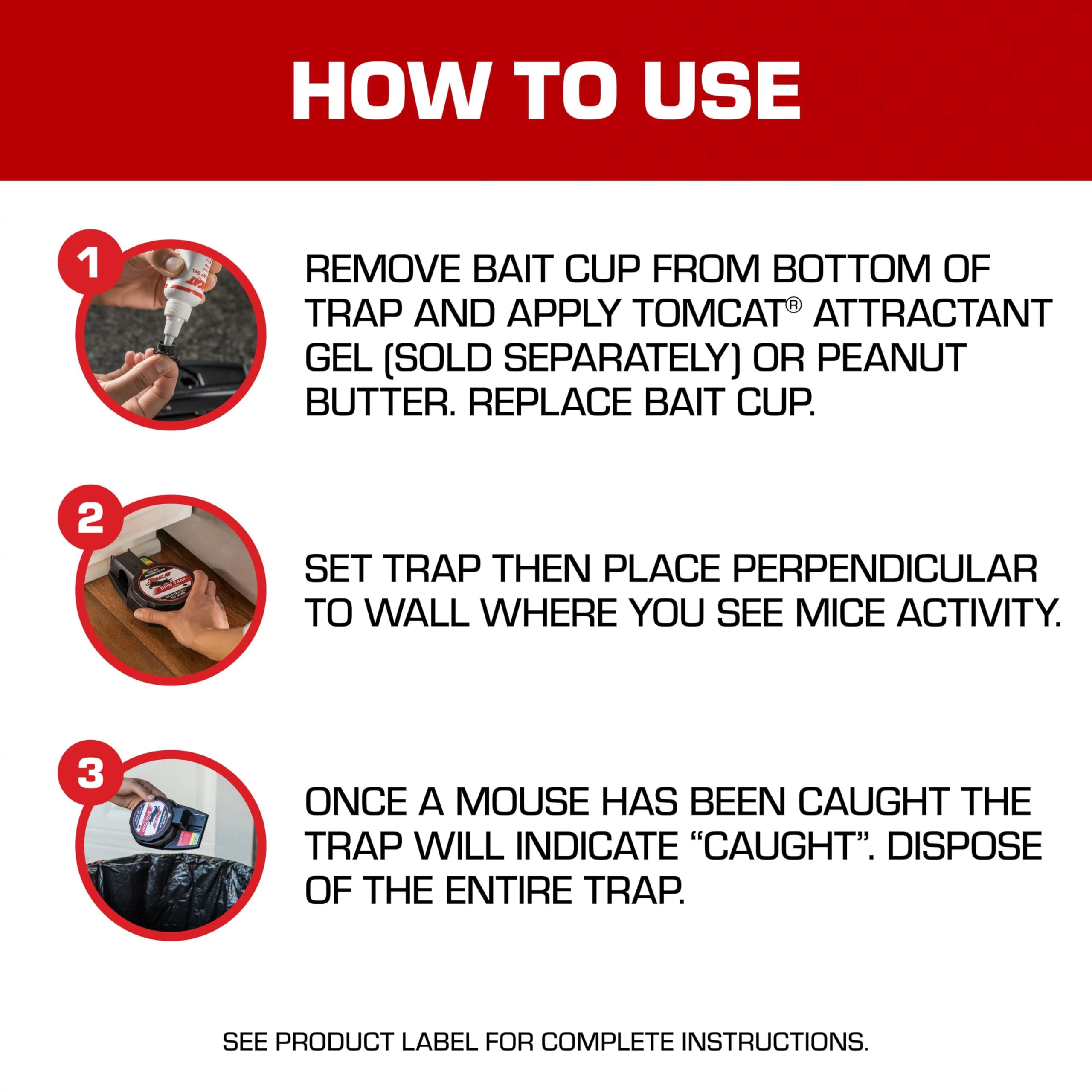Tomcat Spin Trap 2-pack for quick home coverage.