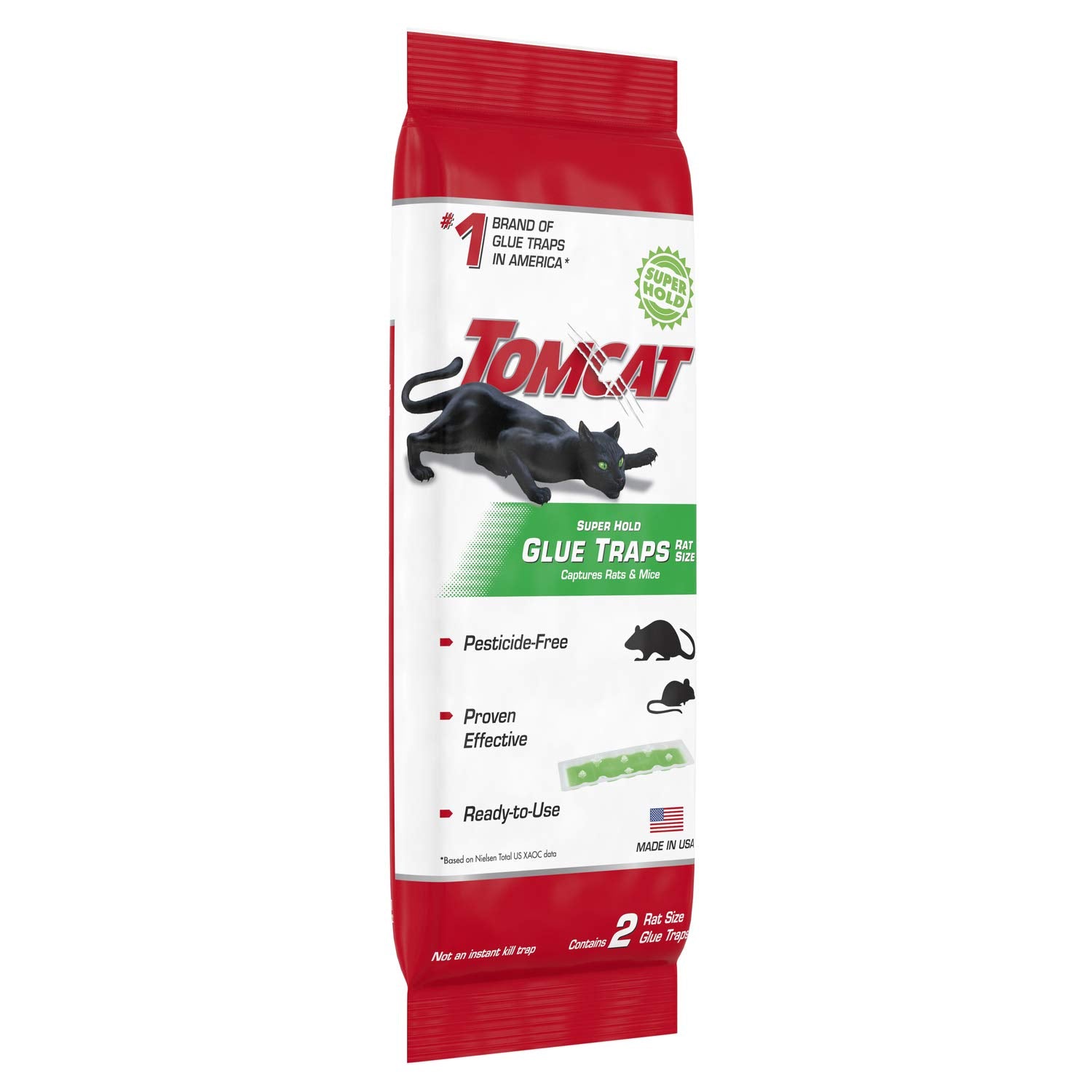 Tomcat Super Hold Traps ready-to-use straight out of the box on a shelf.